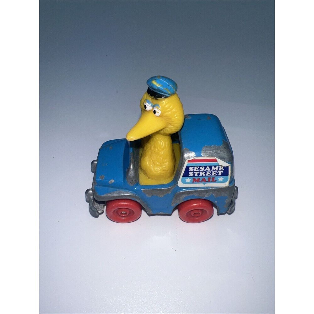 Vintage 1982 Made In Hong Kong Hasbro‎ Muppets Big Bird Sesame Street Mail Truck